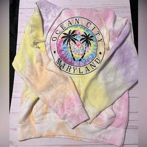 Ocean City Maryland Tie Dye Hoodie